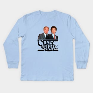 Crazy Like A Fox - John Rubinstein, Jack Warden - 80s Tv Show Kids Long Sleeve T-Shirt